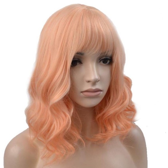 ?ILLIANA  14” CREAM ORANGE ? BANG Wig *NWT*?